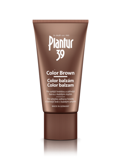Obrázek Plantur 39 Color Brown balzám proti vypadávání a pro sytější hnědou barvu vlasů  150ml