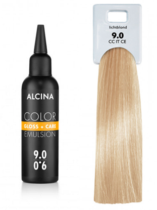 Obrázek Alcina - Tónovací emulze - Color Gloss + Care Emulsion 9.0 Jasná blond 100 ml