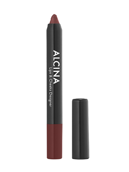 Obrázek Alcina - Rtěnka a tvářenka v jednom - Lips & Cheeks Designer - brown 1 ks