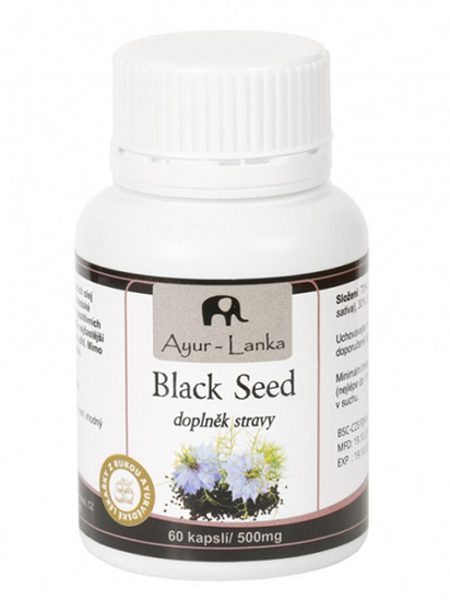 Obrázek Black Seed - doplněk stravy obsahující olej z černého kmínu 60 tablet